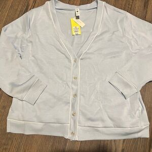 Target Blue Cardigan Sweater